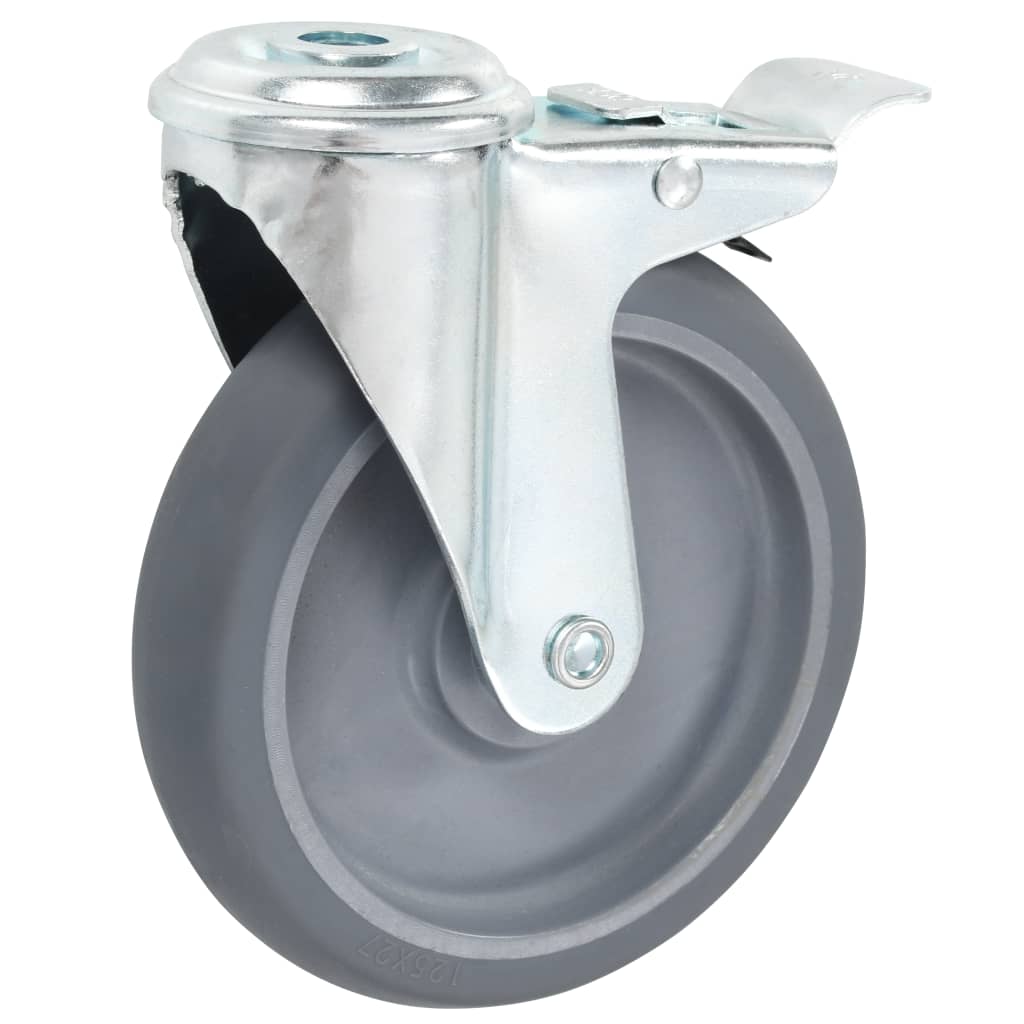 Okretni kotačići s otvorom za vijak 32 kom 125 mm
