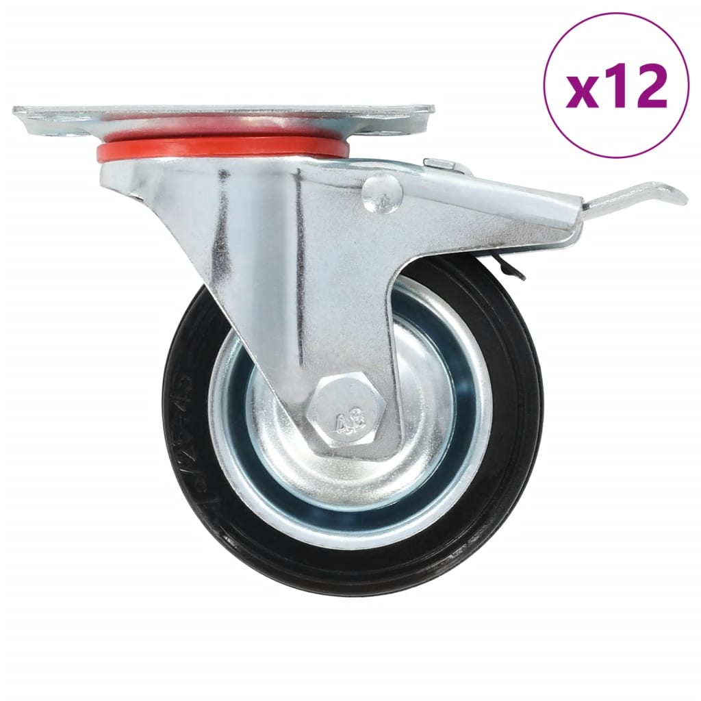 Okretni kotačići 12 kom 75 mm