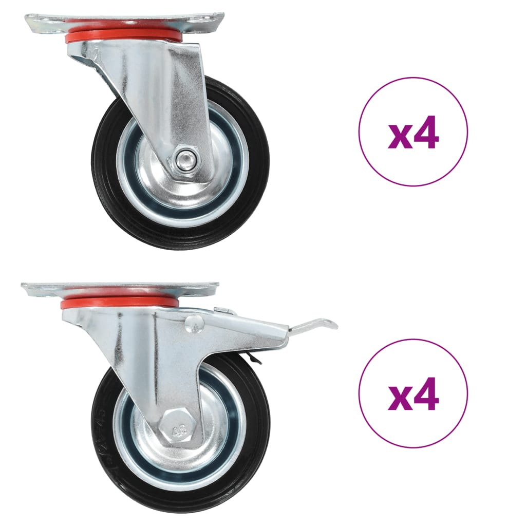 Okretni kotačići 8 kom 75 mm