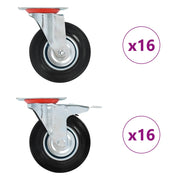 Okretni kotačići 32 kom 125 mm