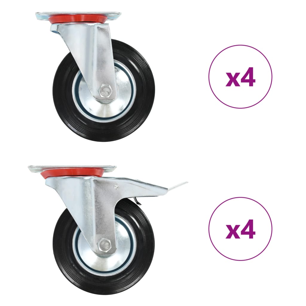 Okretni kotačići 8 kom 160 mm