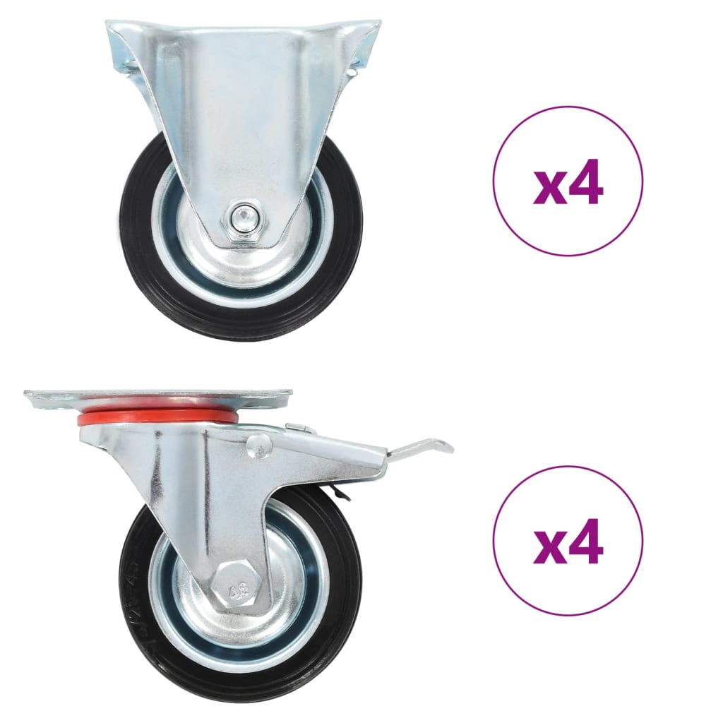 Kotačići 8 kom 75 mm