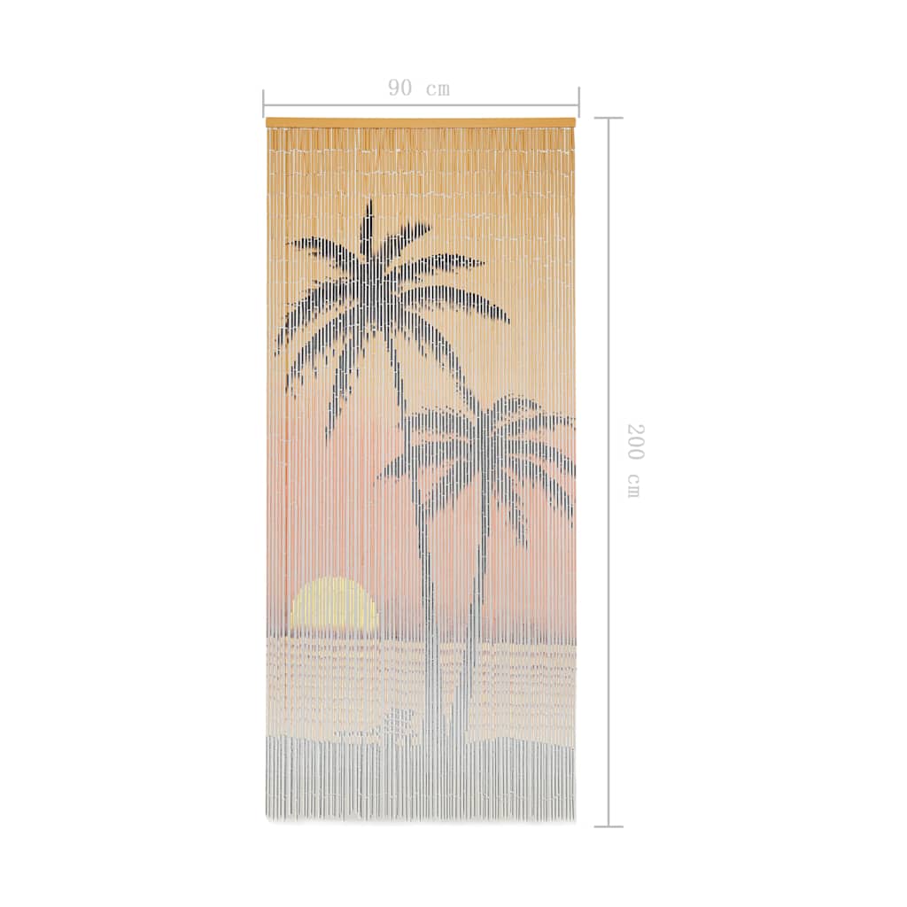 Zavjesa za vrata protiv insekata od bambusa 90 x 200 cm