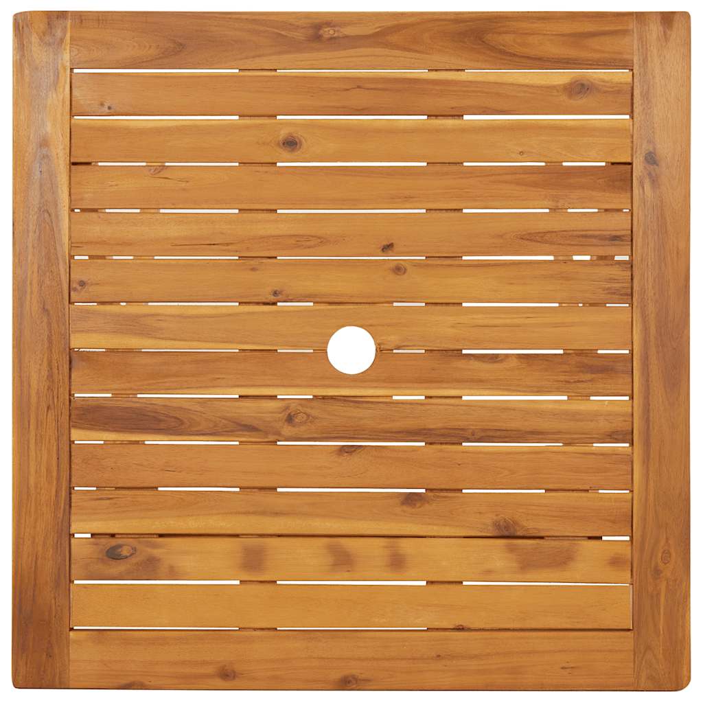 Sklopivi vrtni stol od masivnog bagremovog drva 70 x 70 x 75 cm