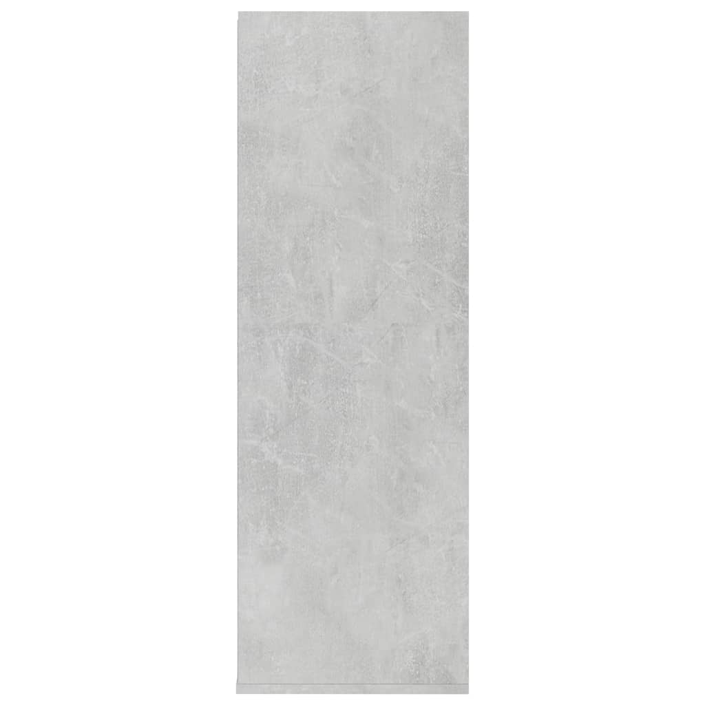 Stalak za cipele boja betona 54x34x100,5 cm konstruirano drvo