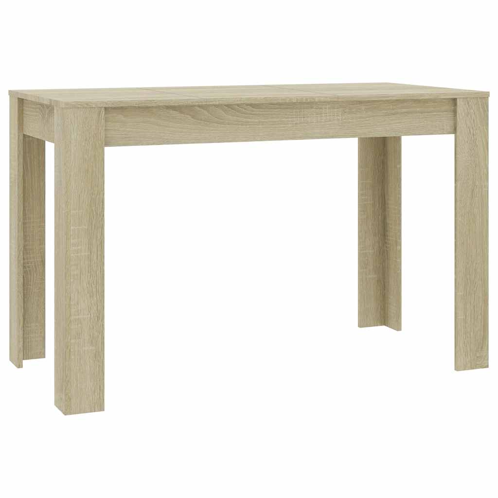 Blagovaonski stol boja hrasta 120x60x76 cm konstruirano drvo