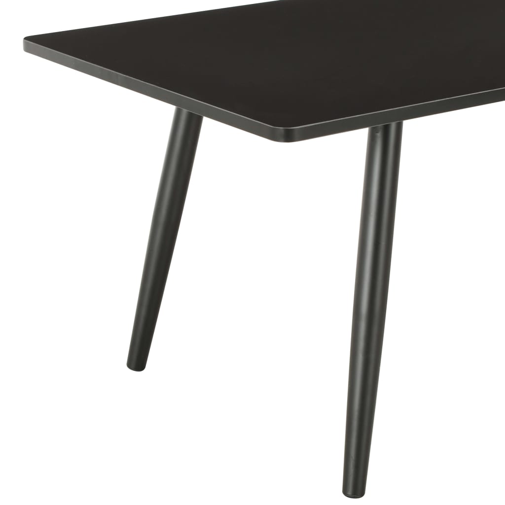Stolić za kavu crni 120 x 60 x 46 cm