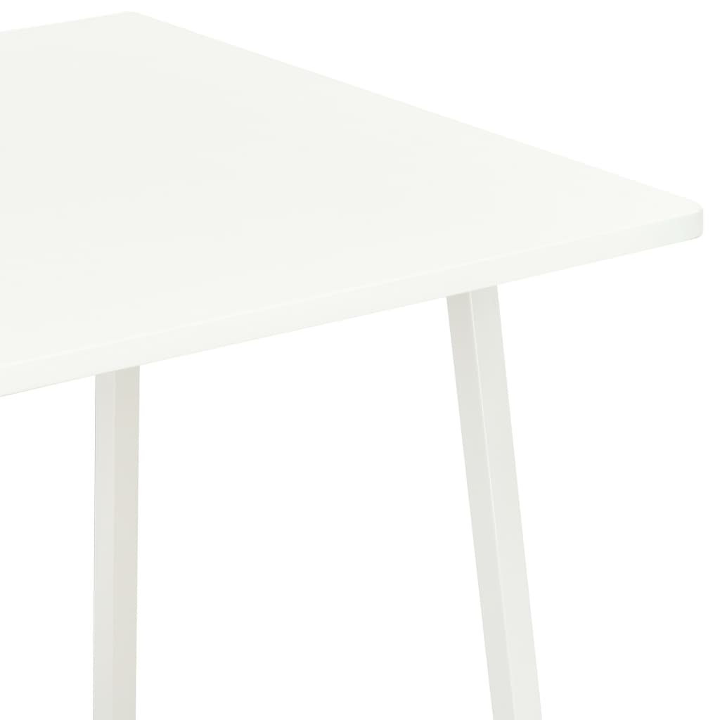 Radni stol s policama bijeli 102 x 50 x 117 cm
