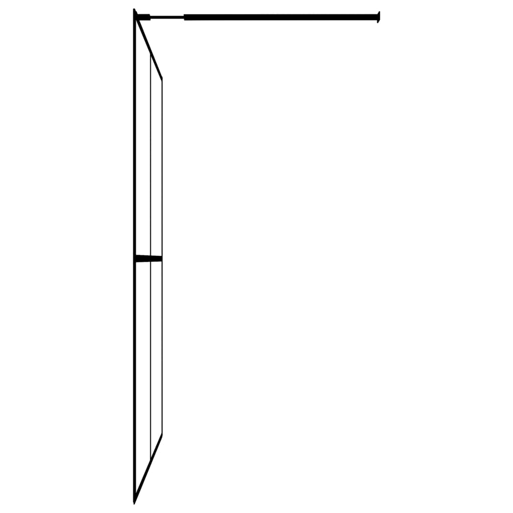 Pregrada za tuširanje od mutnog kaljenog stakla 80 x 195 cm