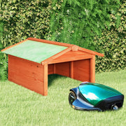 Garaža za robotsku kosilicu 72 x 87 x 50 cm od masivne jelovine