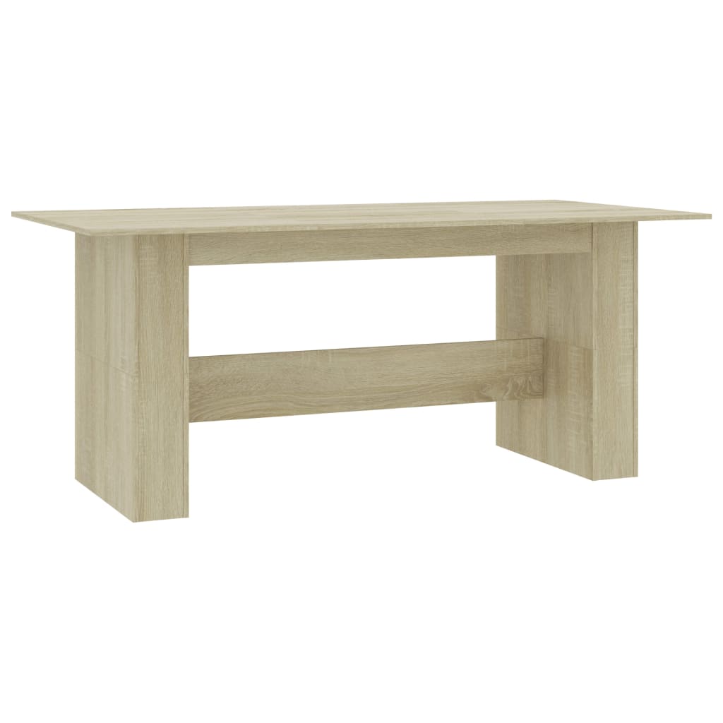 Blagovaonski stol boja hrasta 180x90x76 cm konstruirano drvo