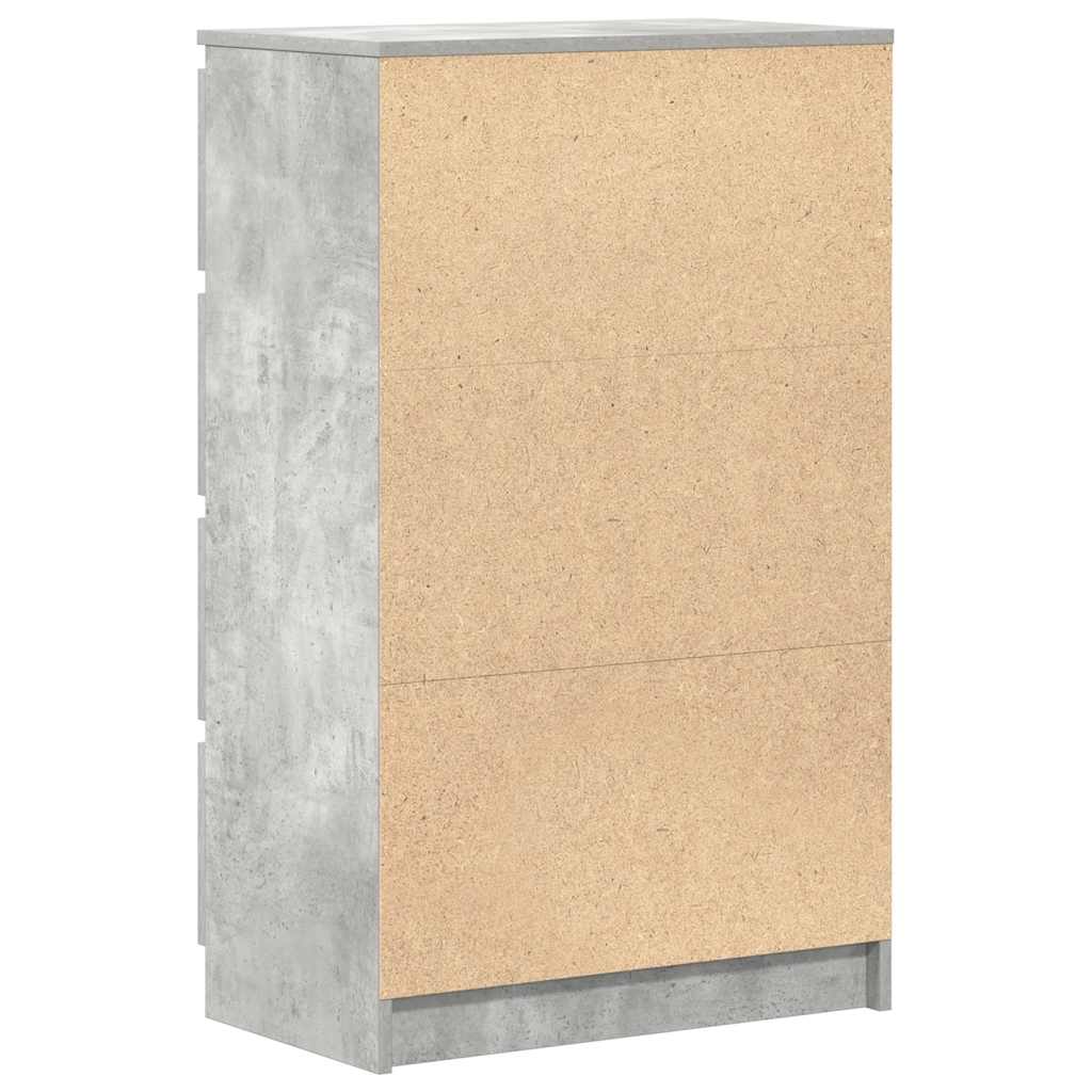 Komoda siva boja betona 60 x 35 x 98,5 cm od konstruiranog drva