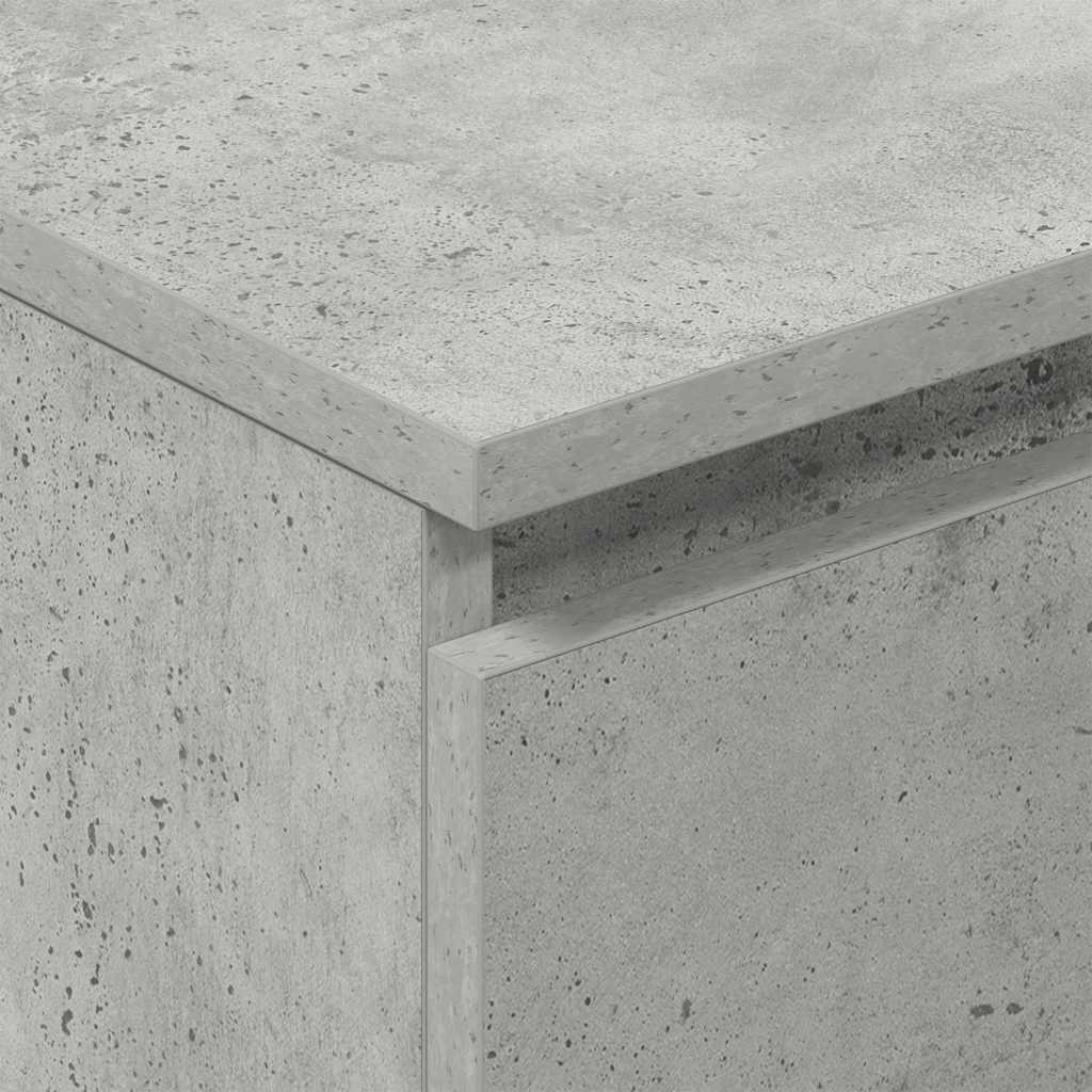 Komoda siva boja betona 60 x 35 x 98,5 cm od konstruiranog drva