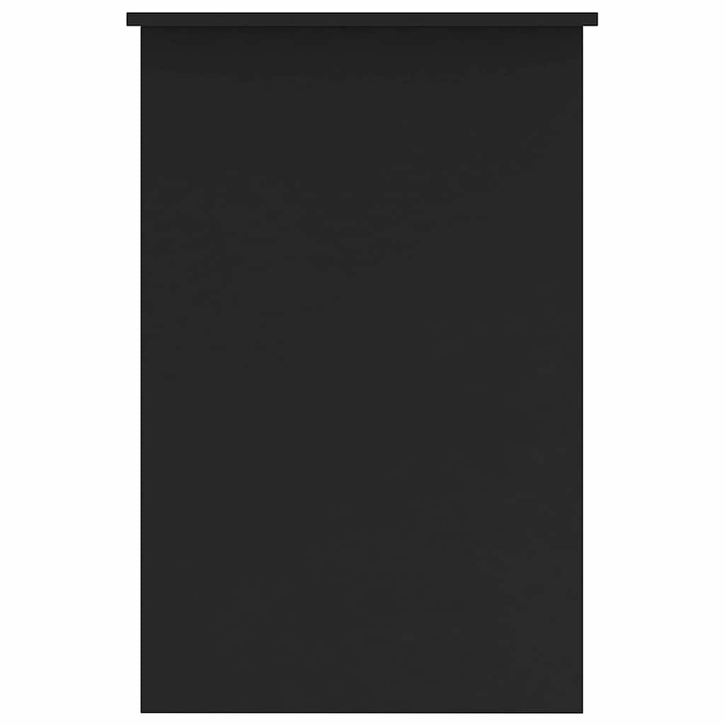 Radni stol crni 100 x 50 x 76 cm od konstruiranog drva Crna