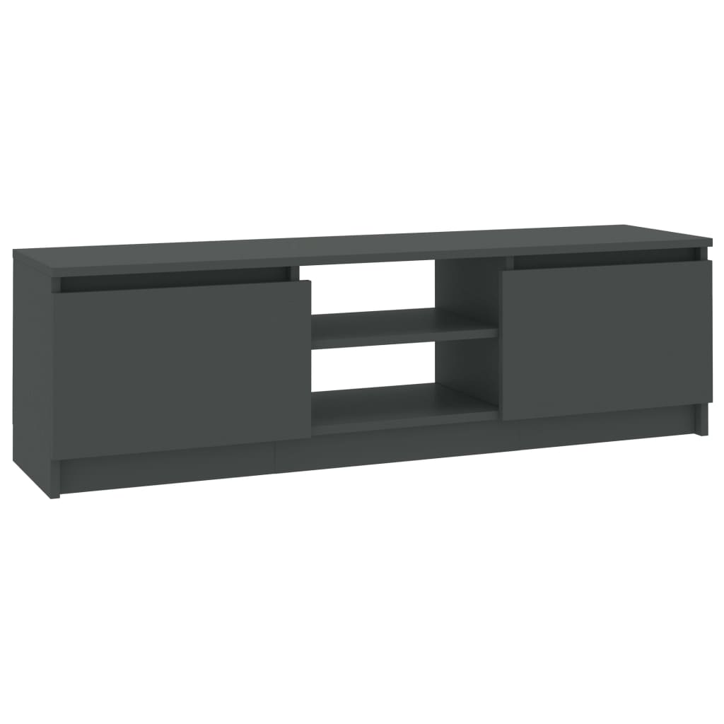 TV ormarić sivi 120 x 30 x 35,5 cm od konstruiranog drva