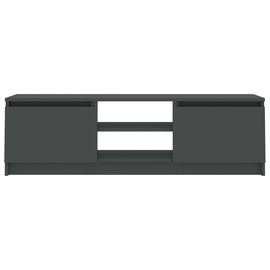 TV ormarić sivi 120 x 30 x 35,5 cm od konstruiranog drva