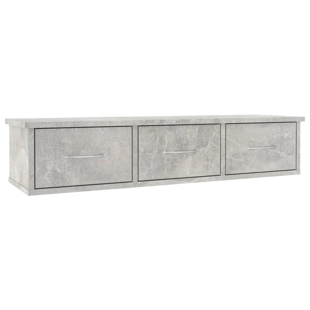 Zidna polica s ladicama 88x26x18,5 cm konstruirano drvo