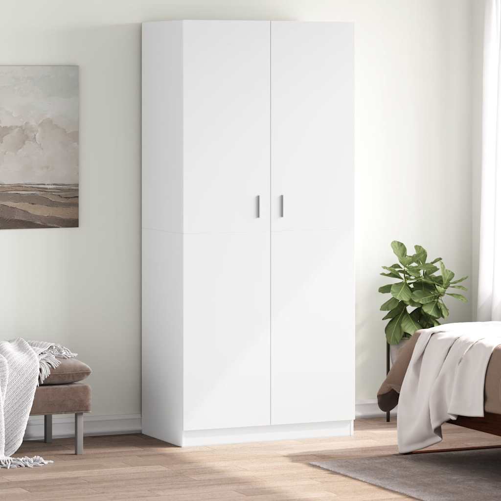 Ormar bijeli 90 x 52 x 200 cm od konstruiranog drva