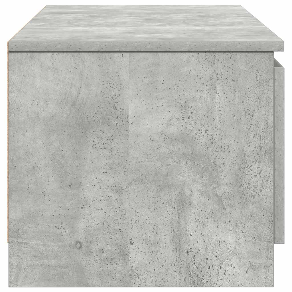 TV ormarić boja betona 140 x 40 x 35,5 cm konstruirano drvo