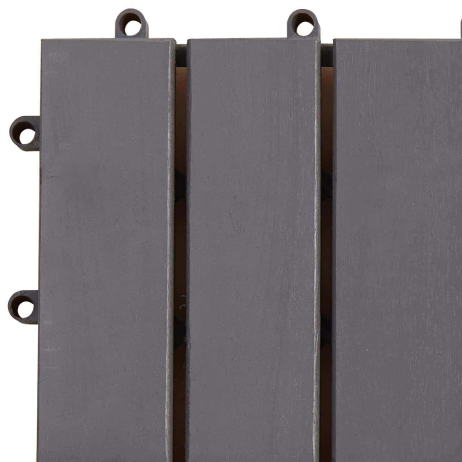 Pločice za decking 10 pcs Sivi 30 x 30 cm Acacijsko drvo