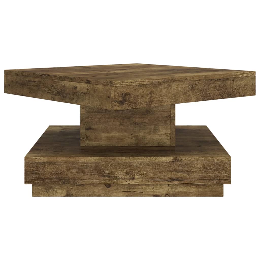 Stolić za kavu tamnosmeđi 60 x 60 x 35 cm MDF