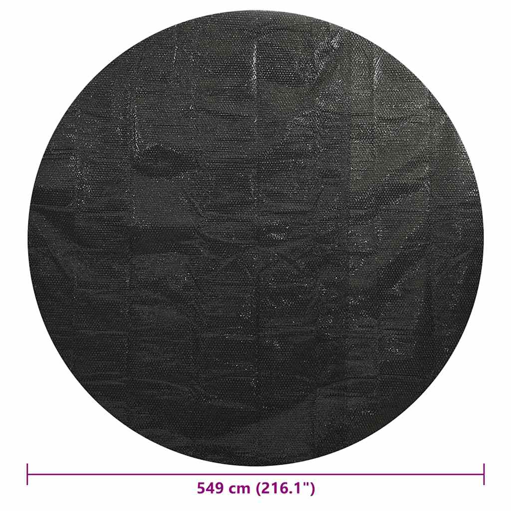 Pokrivač za bazen crni 549 cm PE