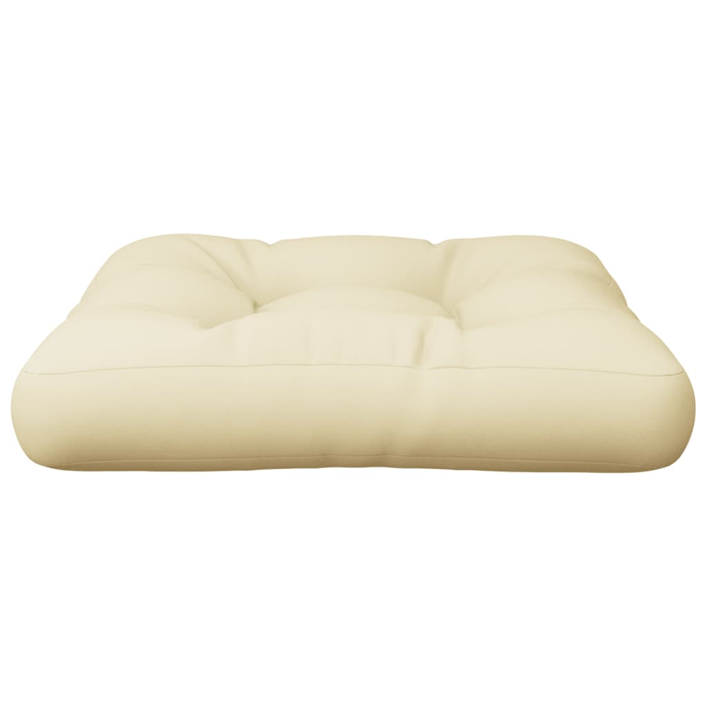 Jastuk za palete krem 60 x 61,5 x 10 cm od tkanine