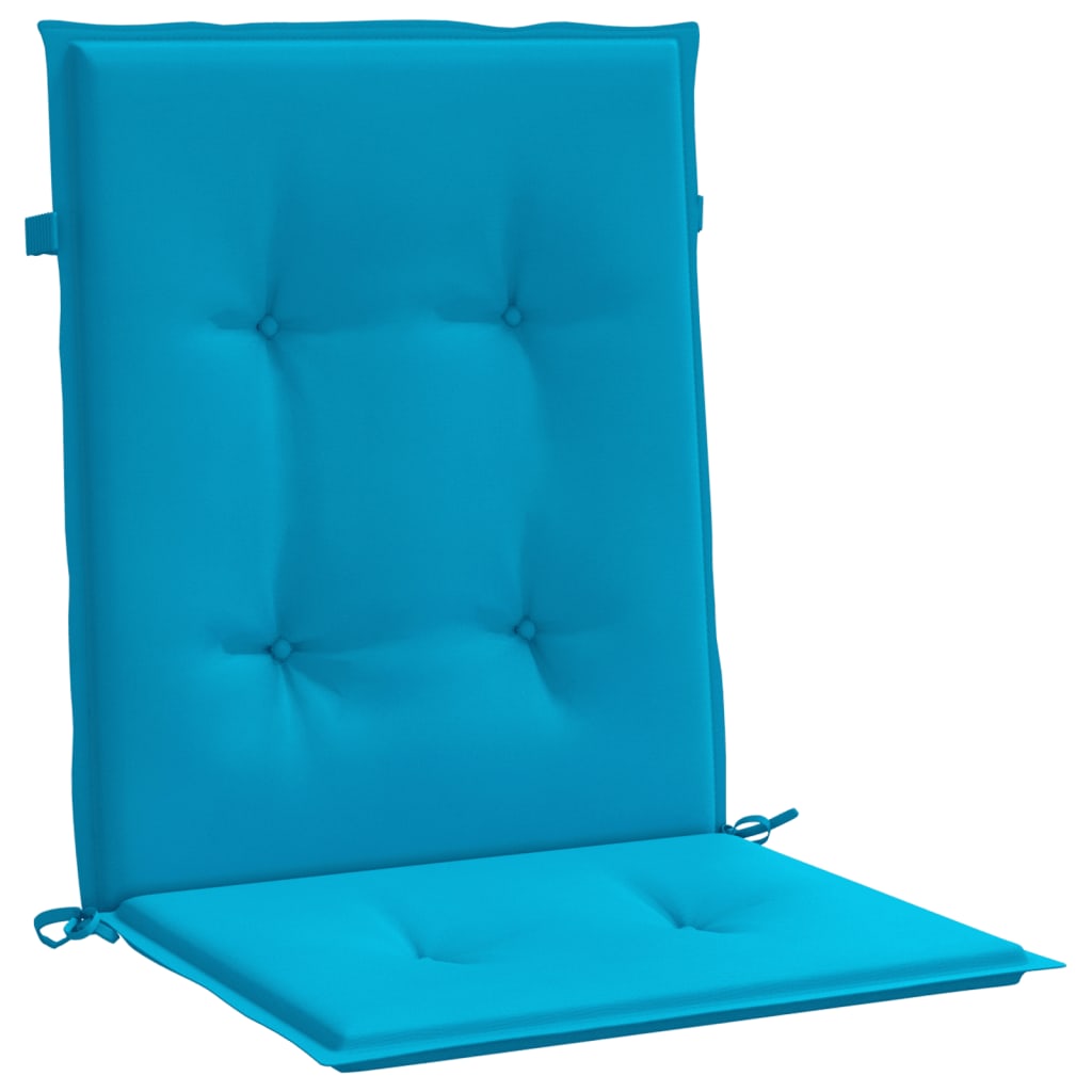 Jastuci za vrtne stolice 4 kom plavi 100 x 50 x 3 cm od tkanine