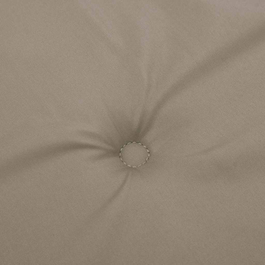 Jastuci za vrtne stolice 2 kom smeđesivi 50x50x4 cm od tkanine