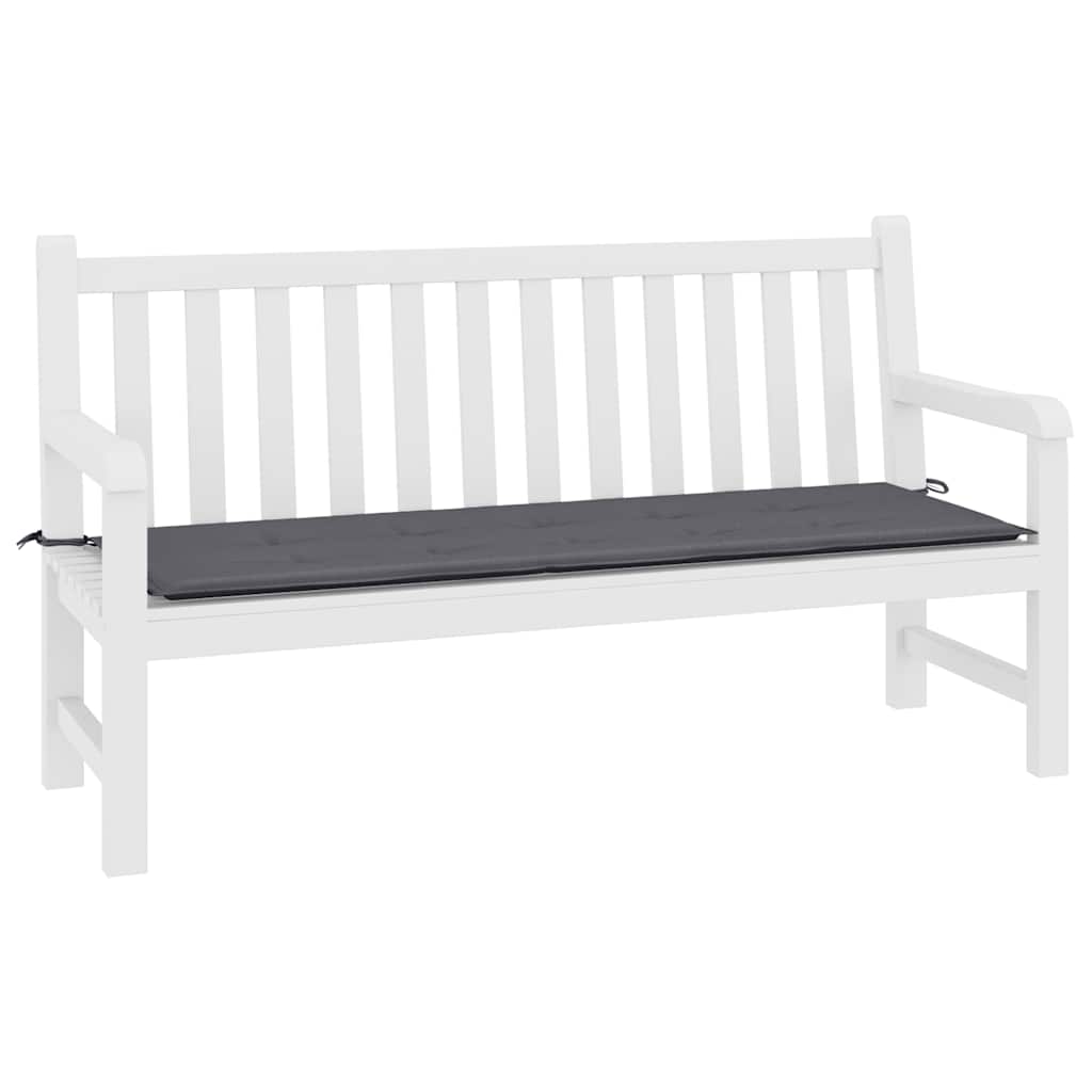 Jastuk za vrtnu klupu antracit 200x50x4 cm tkanina Oxford