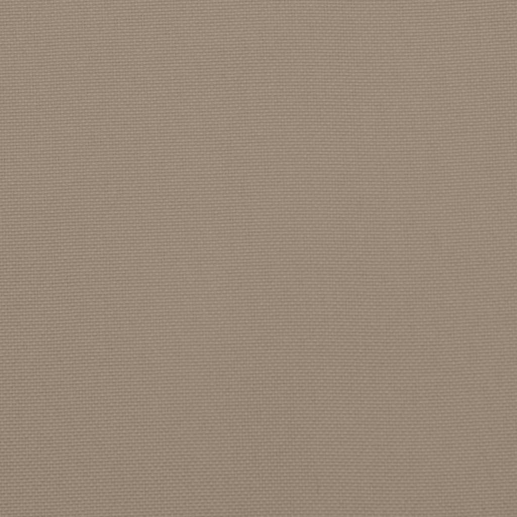 Jastuk za vrtnu klupu smeđesivi 150x50x4 cm tkanina Oxford