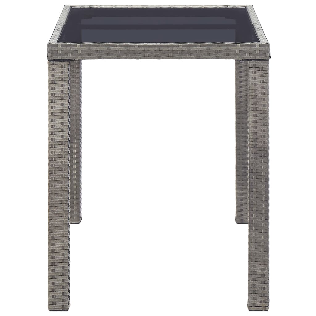 Vrtni stol antracit 123 x 60 x 74 cm od poliratana