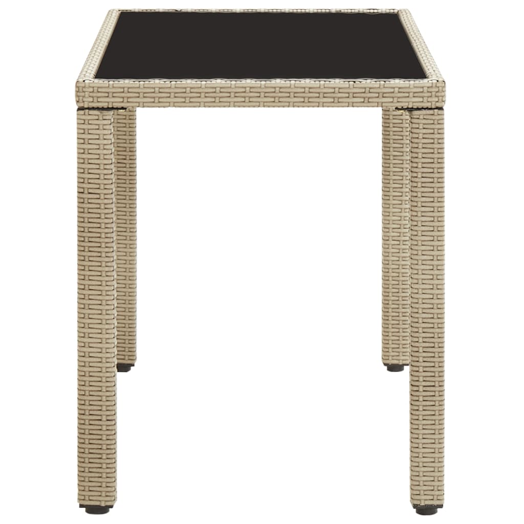 Vrtni stol bež 123 x 60 x 74 cm od poliratana