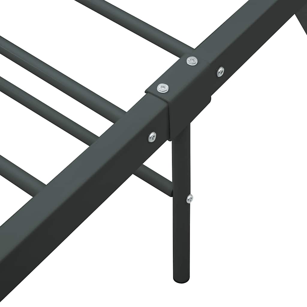 Okvir za krevet sivi metalni 180 x 200 cm
