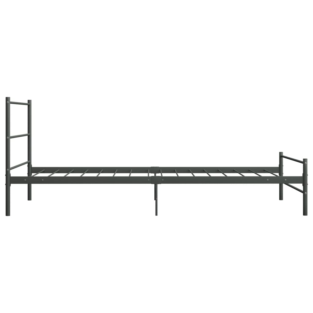 Okvir za krevet sivi metalni 90 x 200 cm