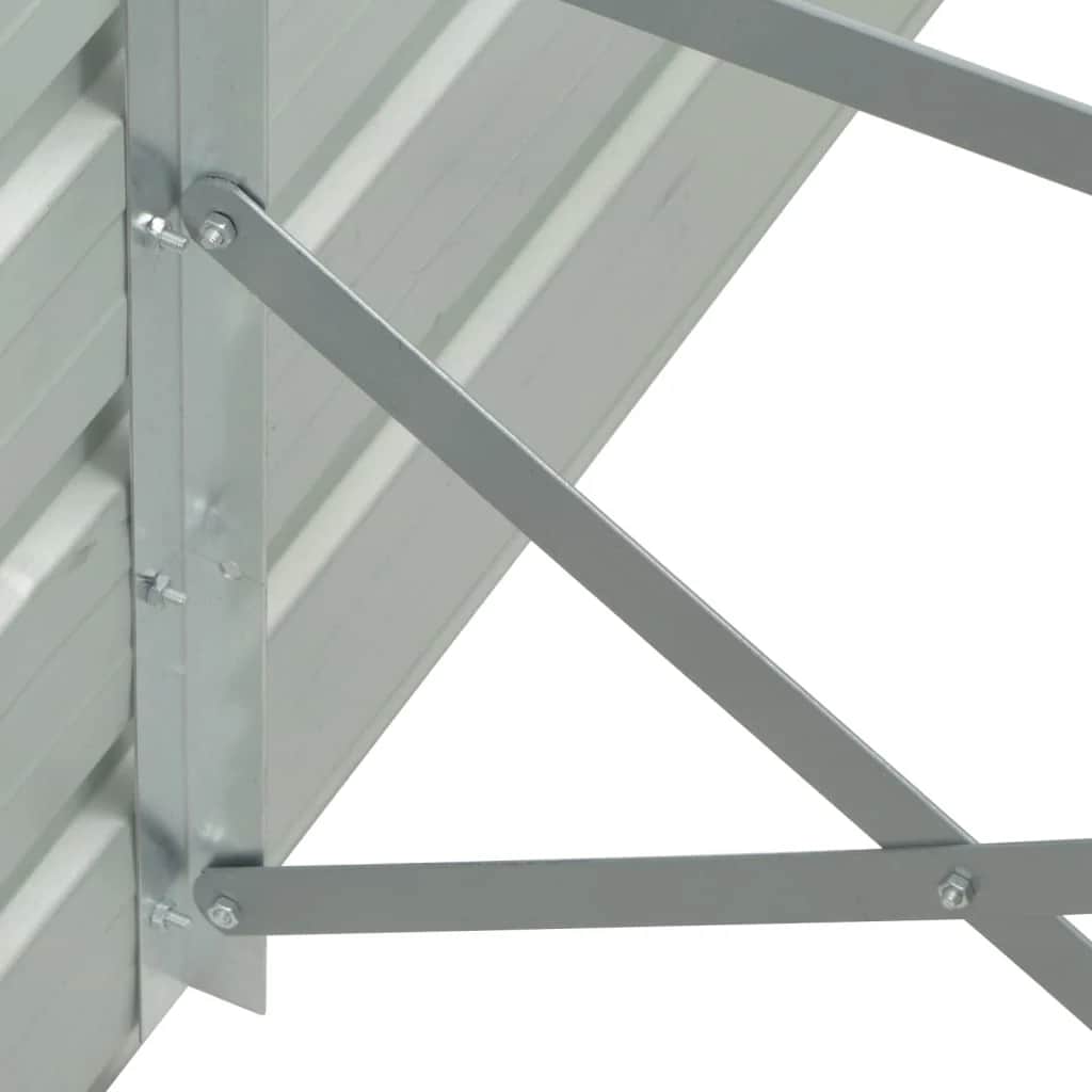 Povišena vrtna gredica pocinčani čelik 480x80x77 cm antracit