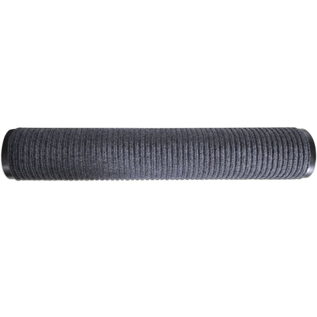 PVC otirači 2 kom sivi 90 x 60 cm