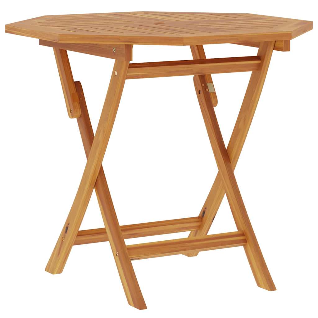 Sklopivi vrtni stol 85 x 85 x 76 cm od masivne tikovine
