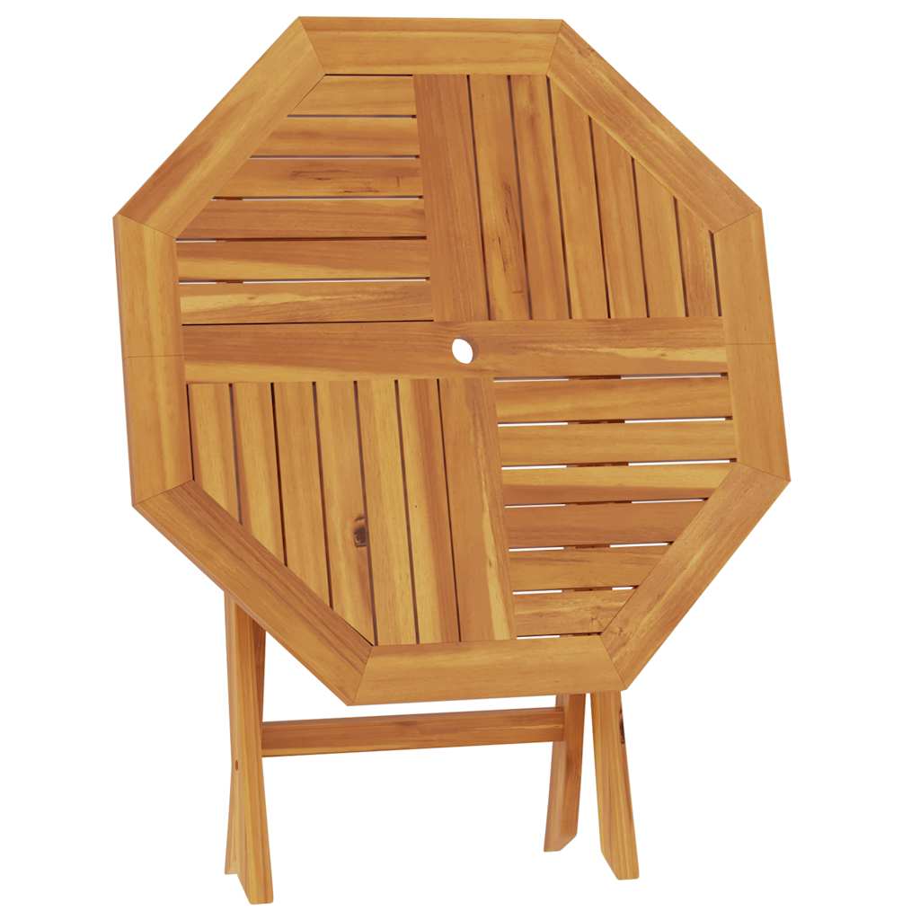 Sklopivi vrtni stol 85 x 85 x 76 cm od masivne tikovine