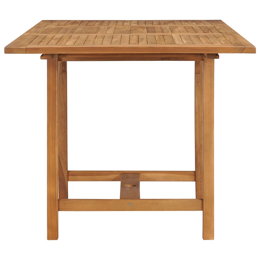 Produživi vrtni stol (110 - 160) x 80 x 75 cm masivna tikovina