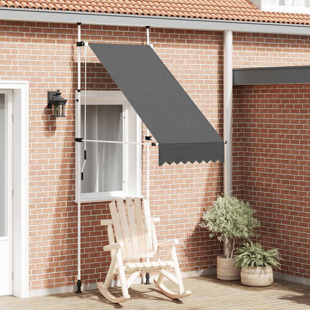 Tenda na ručno uvlačenje 100 cm antracit