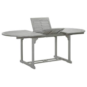 Vrtni stol sivi 200 x 100 x 75 cm od masivnog bagremovog drva