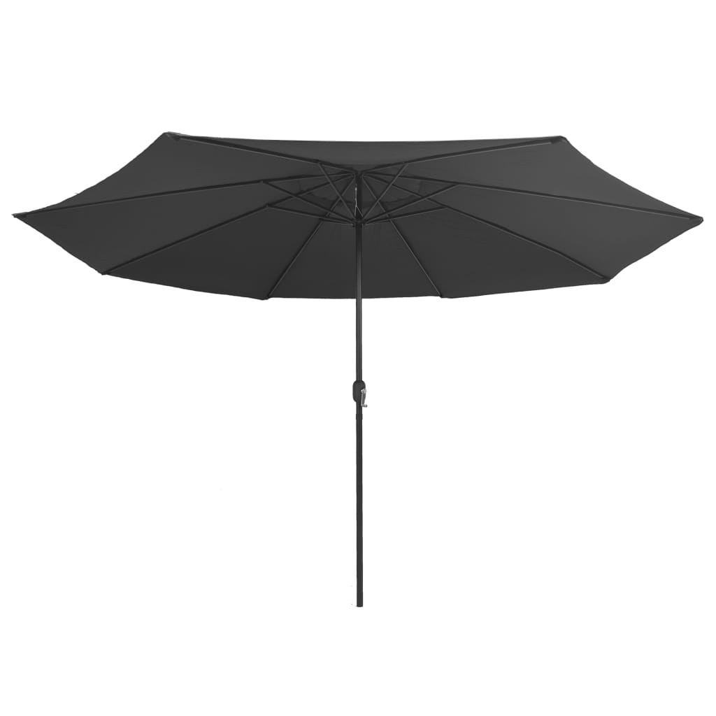 Vrtni suncobran s metalnim stupom 390 cm antracit