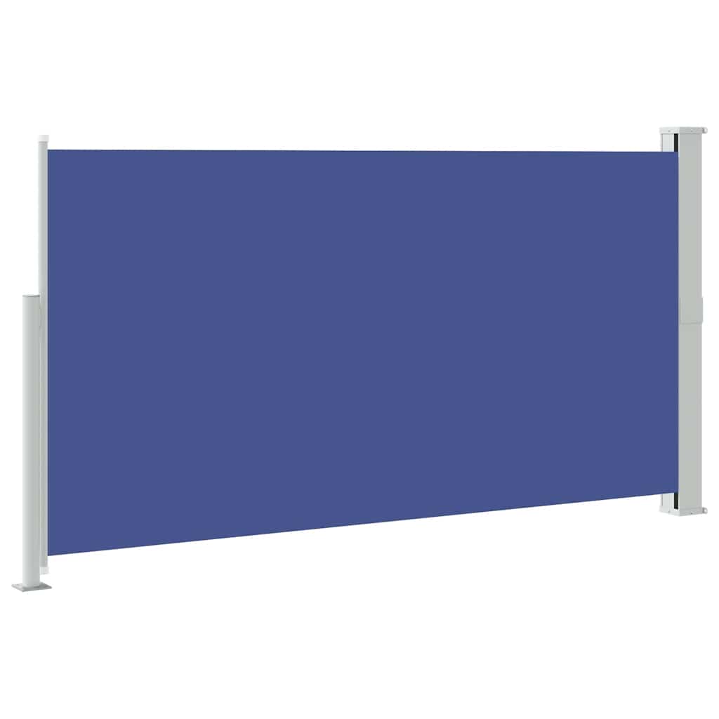 Uvlačiva bočna tenda za terasu 170 x 300 cm plava
