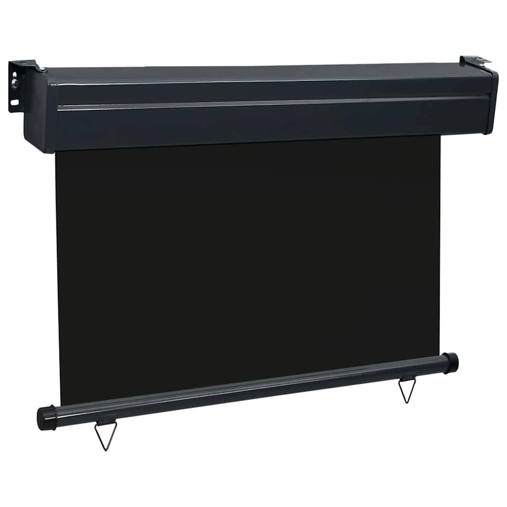 Balkonska bočna tenda 85 x 250 cm crna