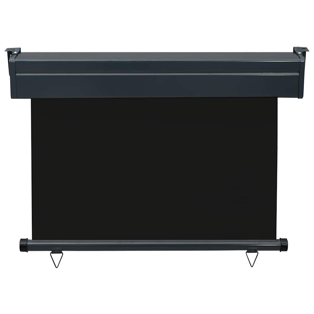 Balkonska bočna tenda 105 x 250 cm crna