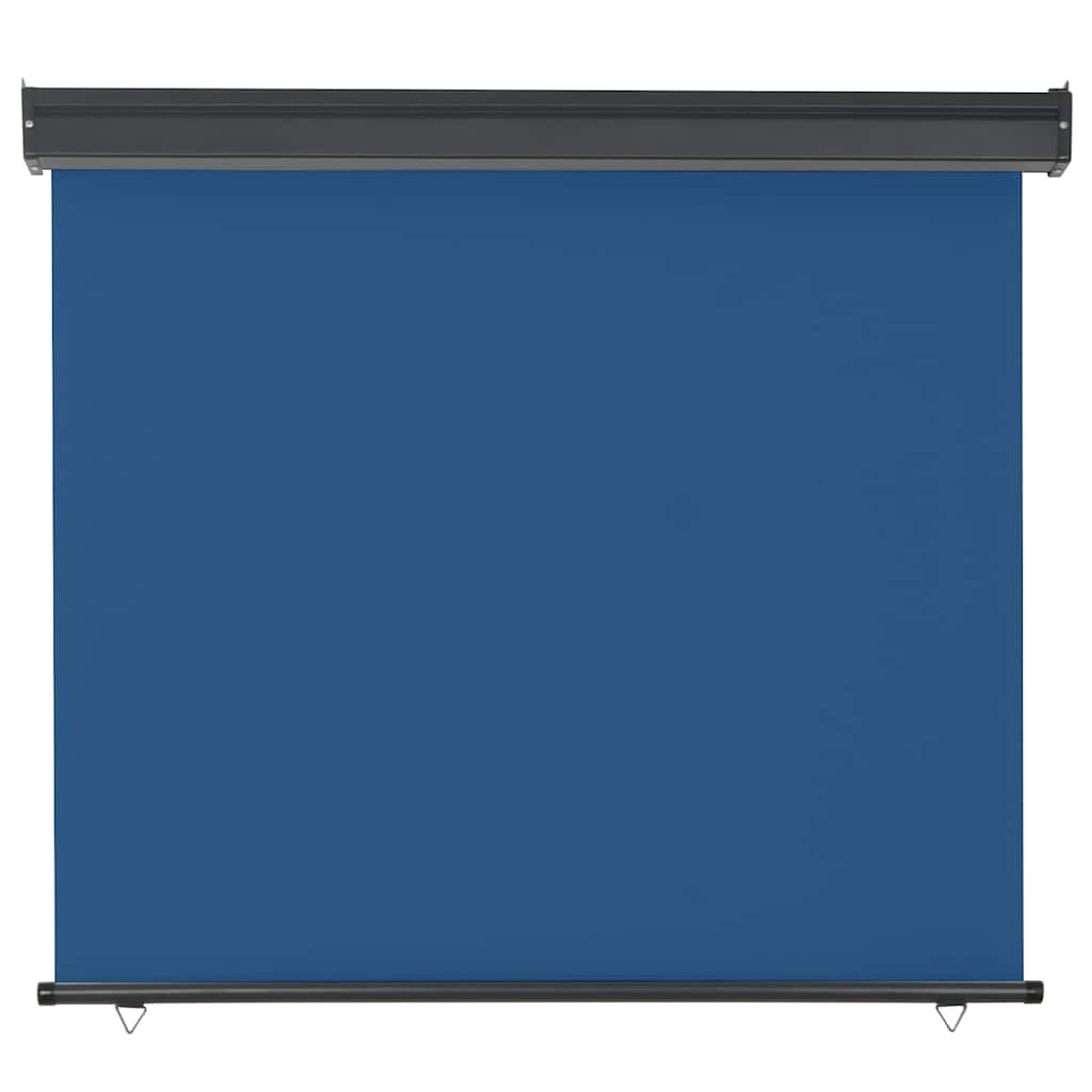 Balkonska bočna tenda 125 x 250 cm plava
