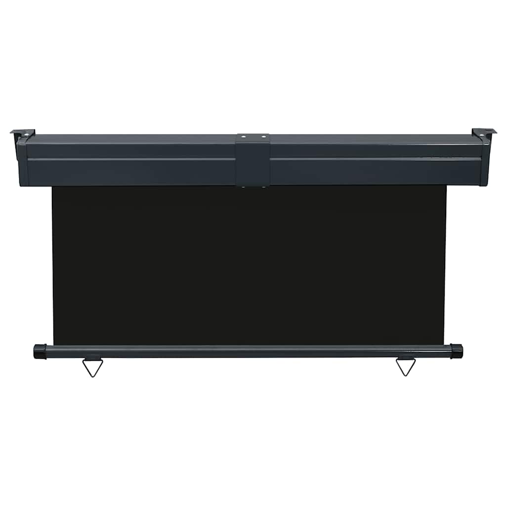 Balkonska bočna tenda 145 x 250 cm crna