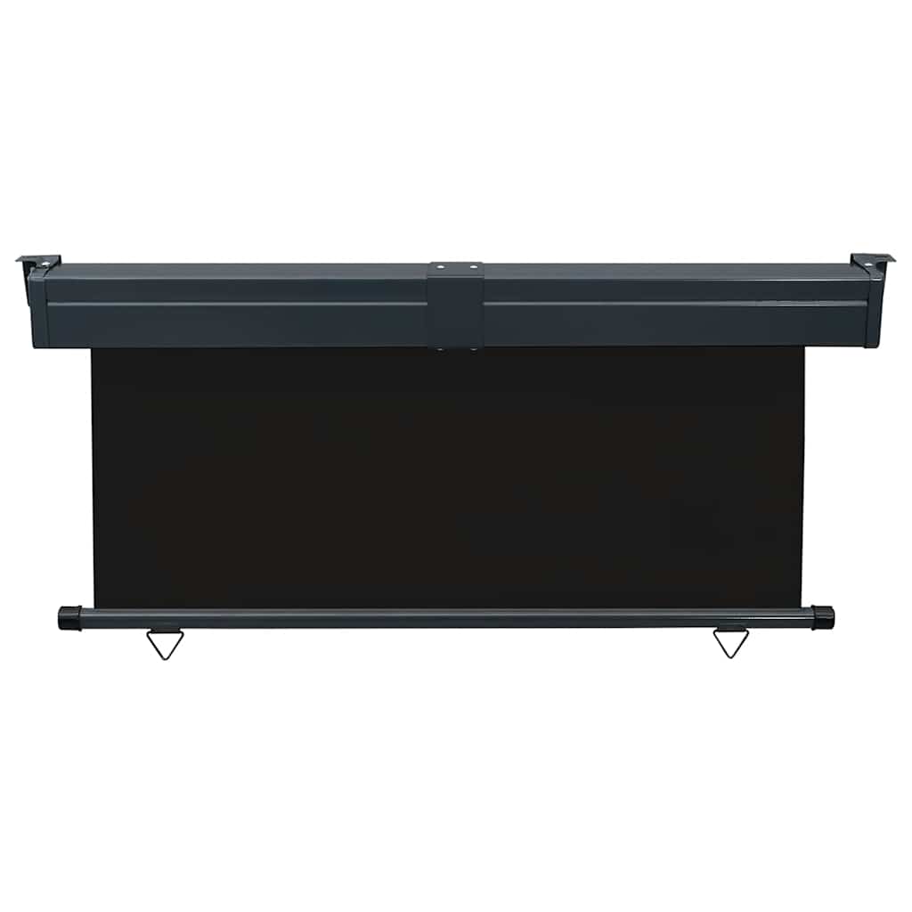 Balkonska bočna tenda 165 x 250 cm crna