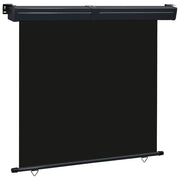 Balkonska bočna tenda 175 x 250 cm crna